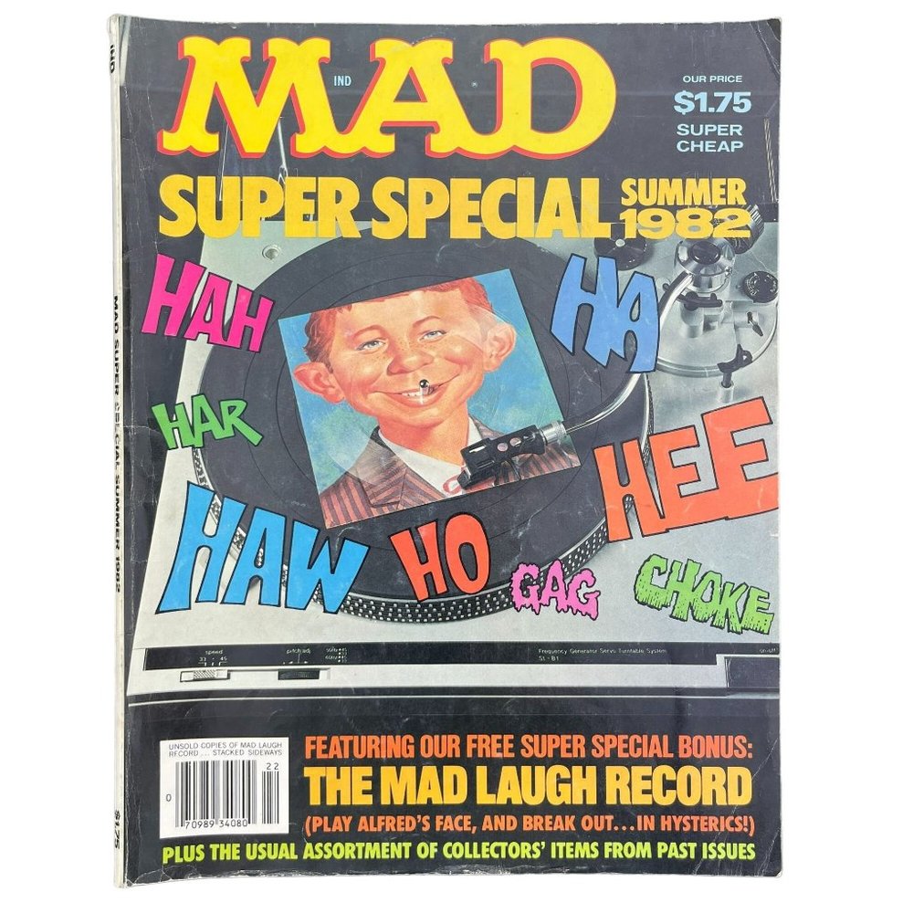 Vintage 1982 MAD Summer Special Collectible Comedy Satire Comic‎ Book